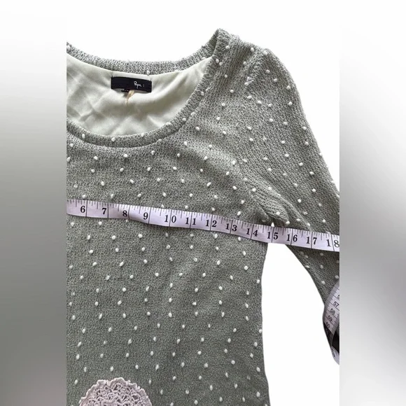 Anthropologie sage green mini dress Size Small - Picture 6 of 10